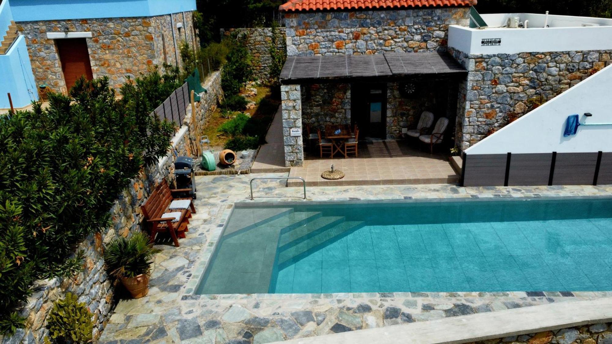 Villa Mavri Ruhige Private Pool Villa, Meerblick Agia Paraskevi  Exterior photo