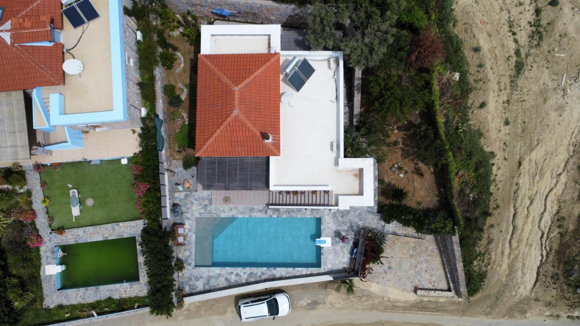 Villa Mavri Ruhige Private Pool Villa, Meerblick Agia Paraskevi  Room photo