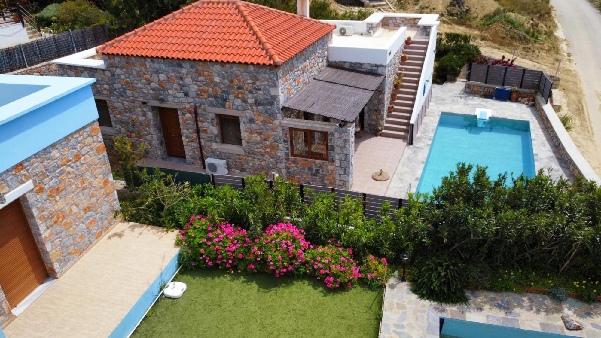 Villa Mavri Ruhige Private Pool Villa, Meerblick Agia Paraskevi  Room photo